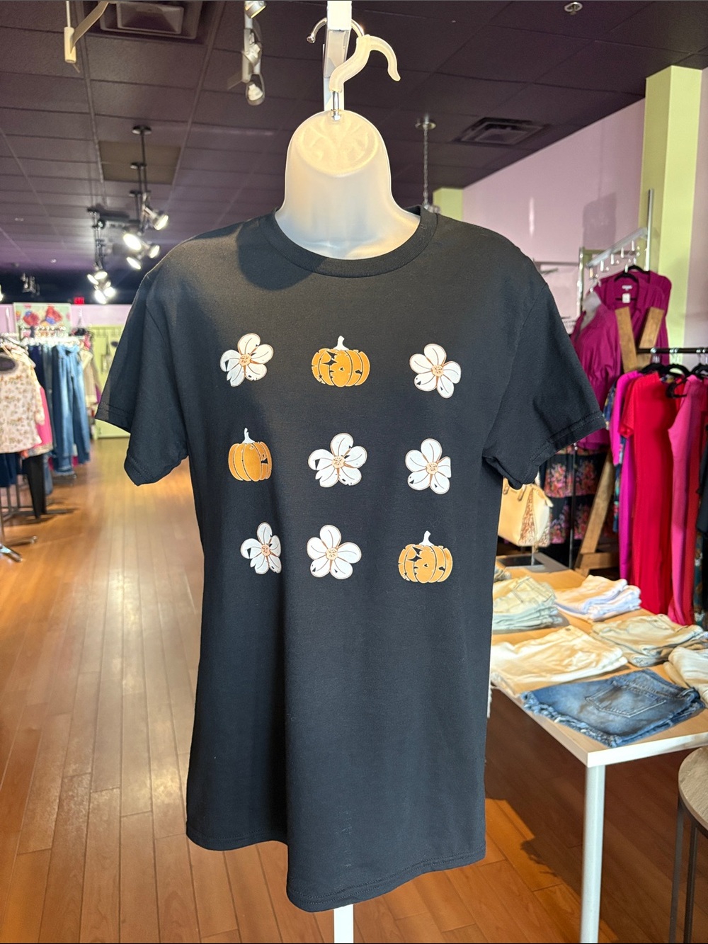Pumpkin & Flower Graphic Tee